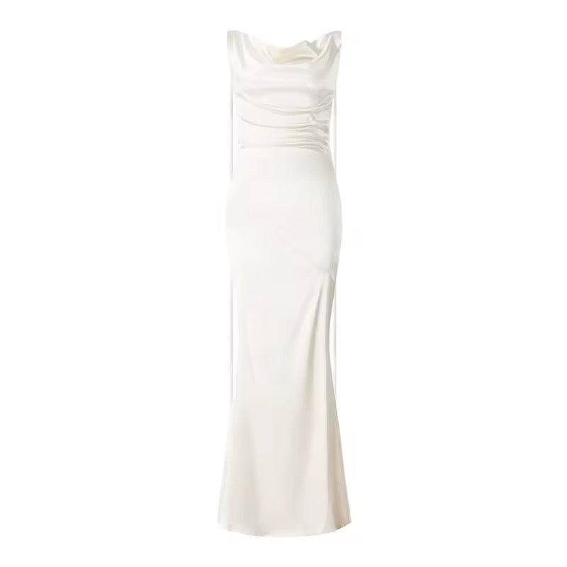 Satin Maxi Dress - Elite