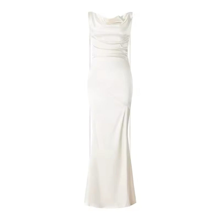 Satin Maxi Dress - Elite