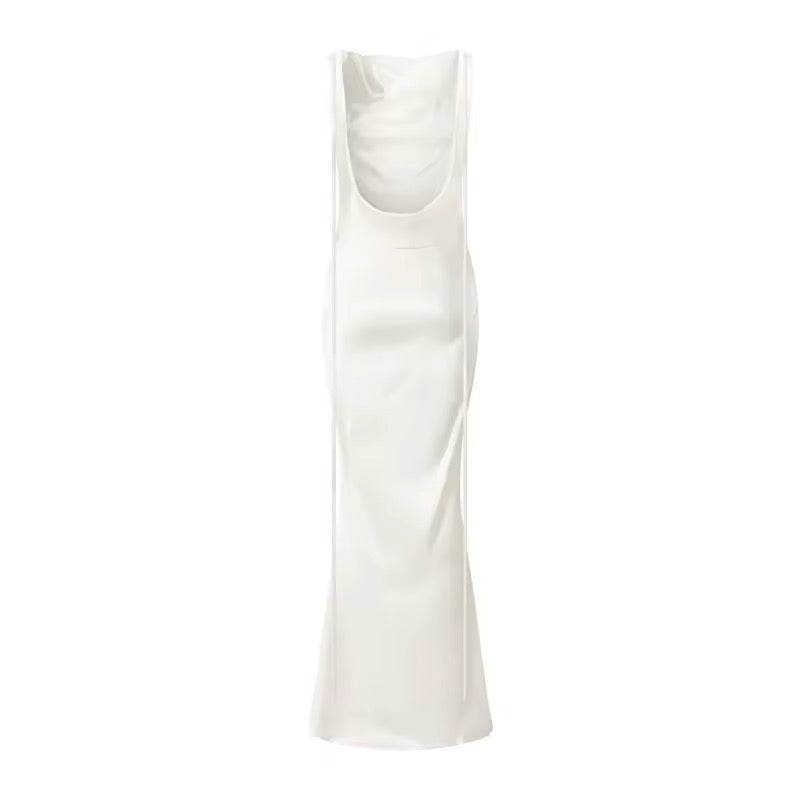 Satin Maxi Dress - Elite