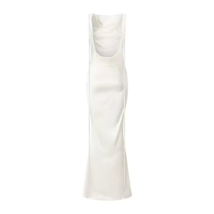 Satin Maxi Dress - Elite