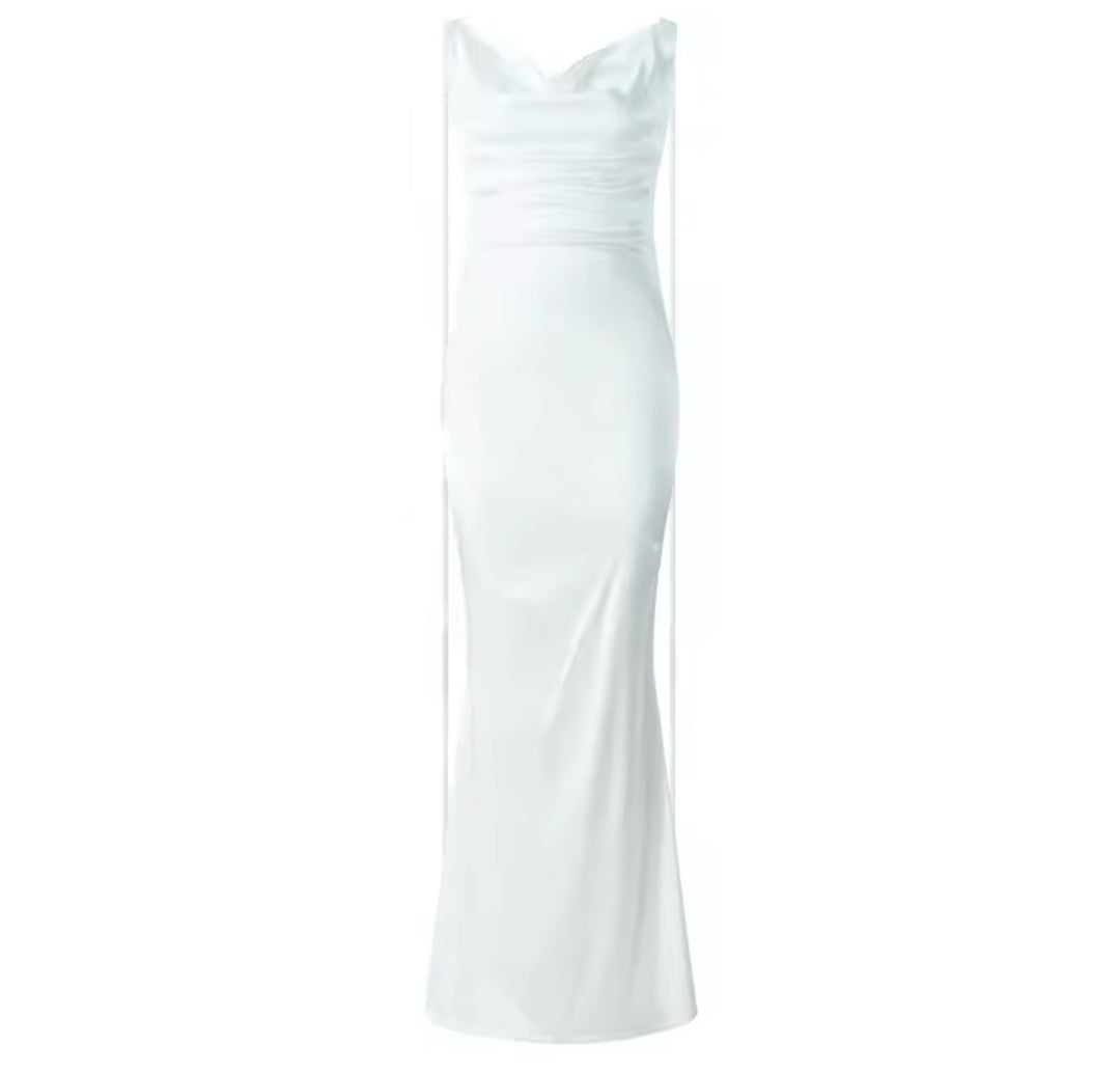 Satin Maxi Dress - Elite
