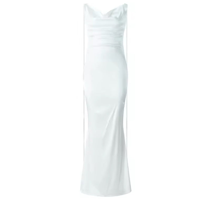Satin Maxi Dress - Elite