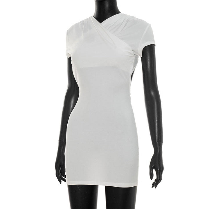 Fitted open-back mini dress – Yaz