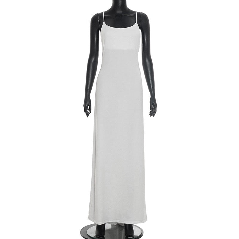 Open-back maxi dress – YALINA