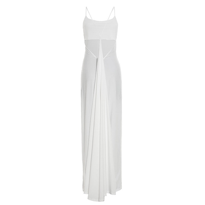 Open-back maxi dress – YALINA