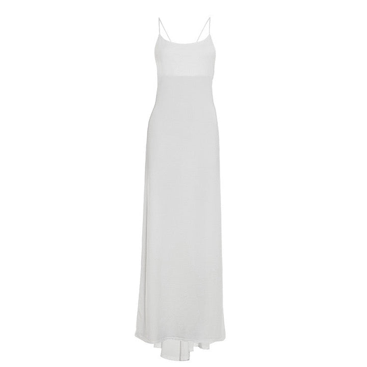 Open-back maxi dress – YALINA