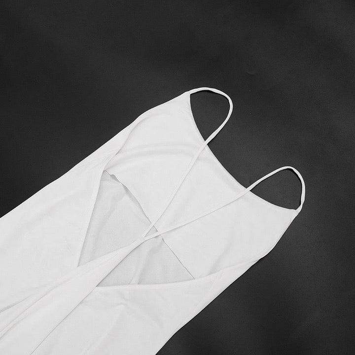 Open-back maxi dress – YALINA