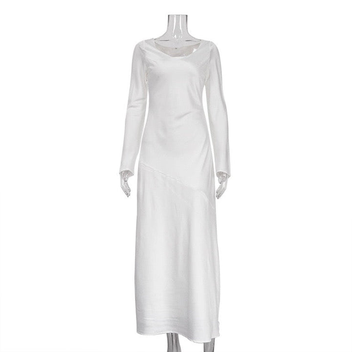 Satin maxi dress – Dekel