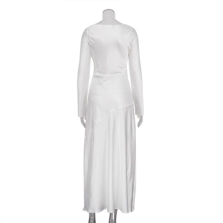 Satin maxi dress – Dekel