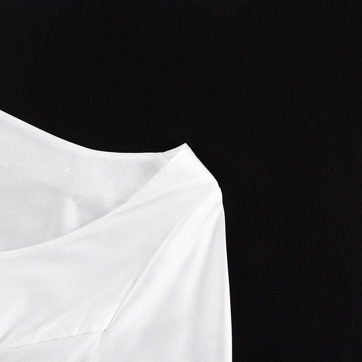 Satin maxi dress – Dekel