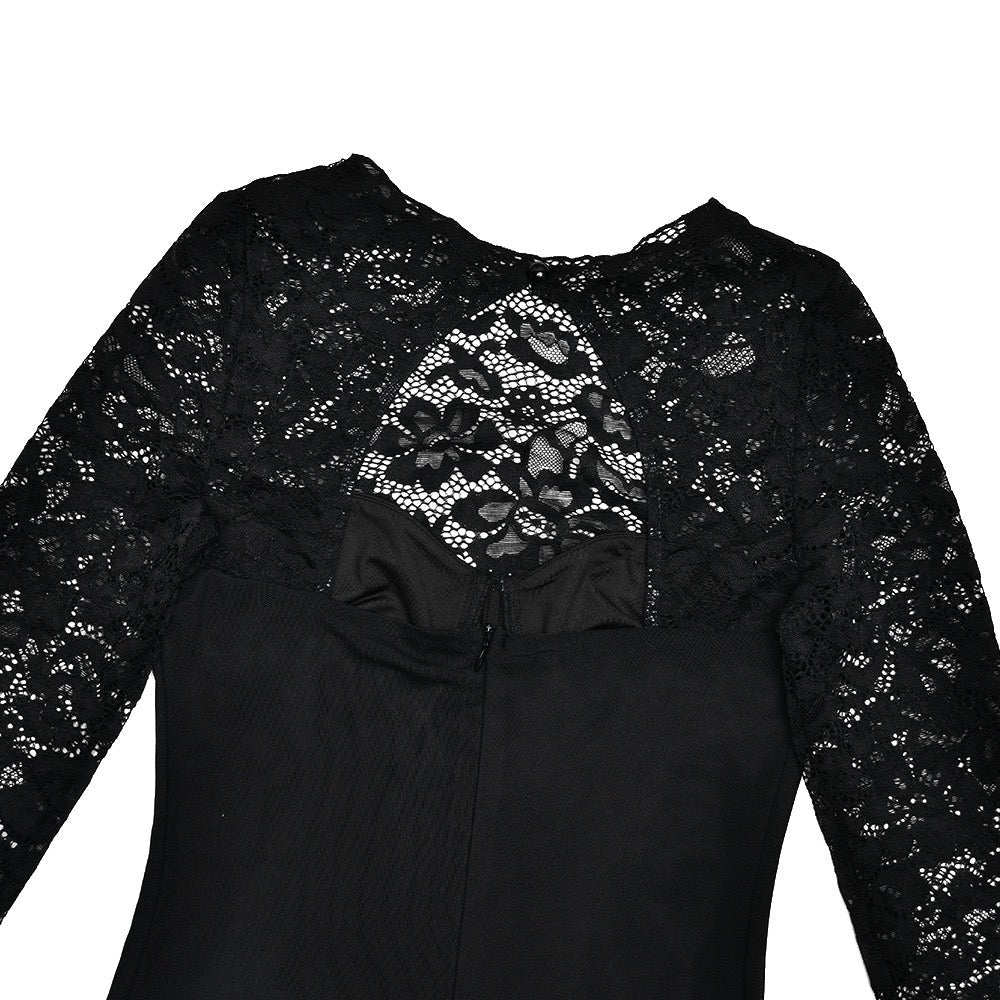 Maxi Dress with Lace Corset Design - DEMI
