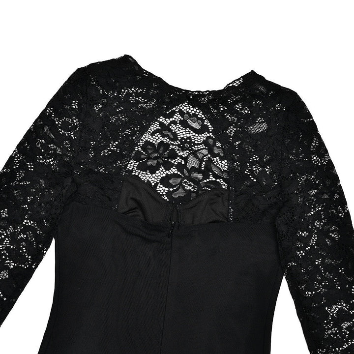 Maxi Dress with Lace Corset Design - DEMI
