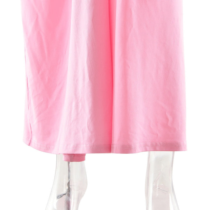 Maxi Dress with Ruching and Buckle Design - RAVIV