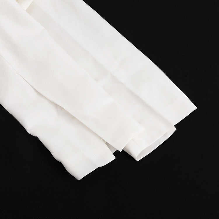 Elegant Tailored Maxi Dress with Button Decoration and Slit Design - YEARA