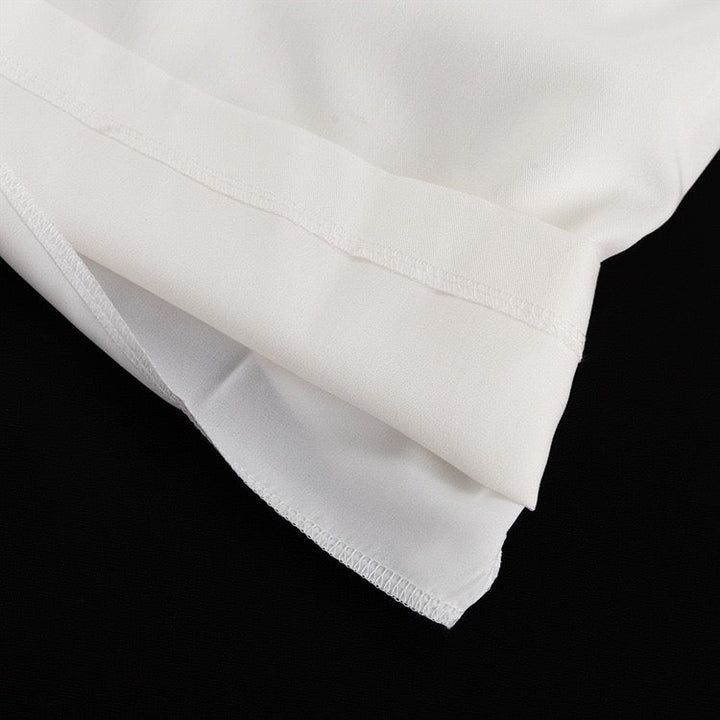 Elegant Tailored Maxi Dress with Button Decoration and Slit Design - YEARA