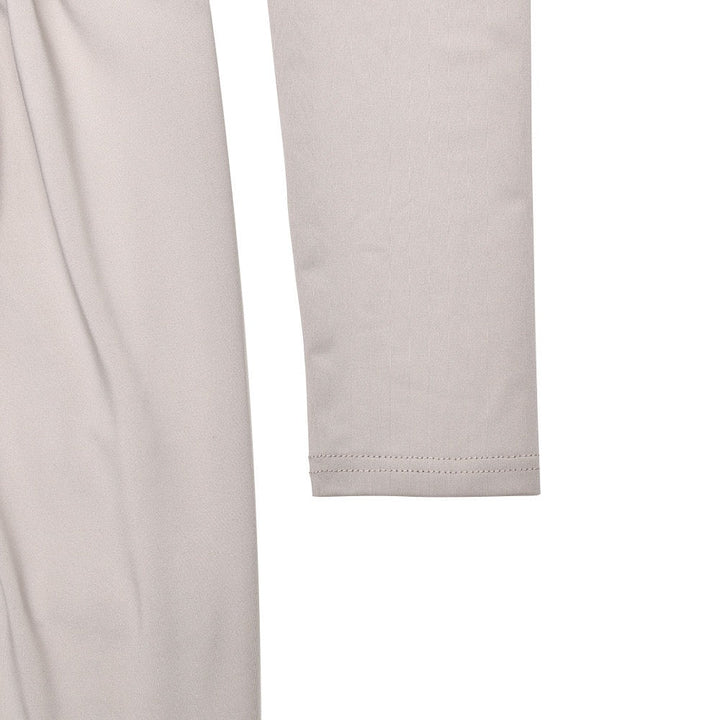 Corset Maxi Dress with Slit and Pleats, V-Neck, Open Back - TANIR