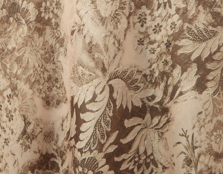 Elegant maxi dress with vintage floral print - DIKLA