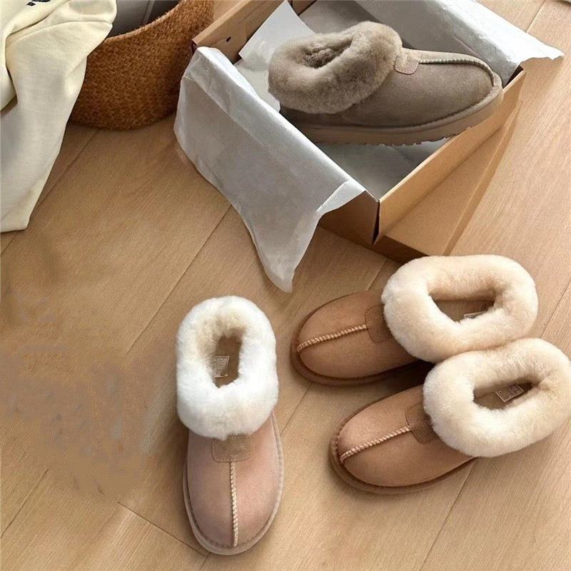 High-Quality Furry Slippers Flat / Platform