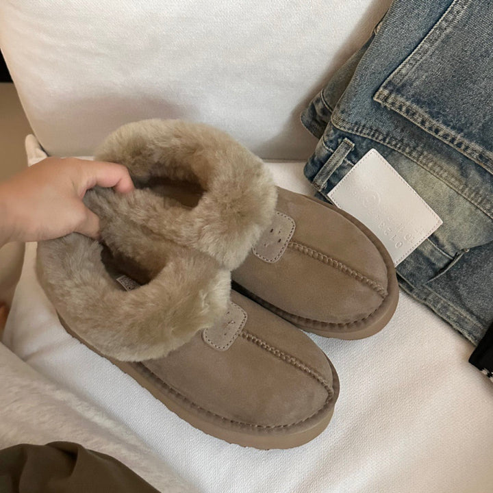 High-Quality Furry Slippers Flat / Platform