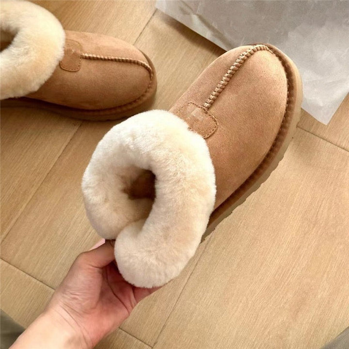 High-Quality Furry Slippers Flat / Platform