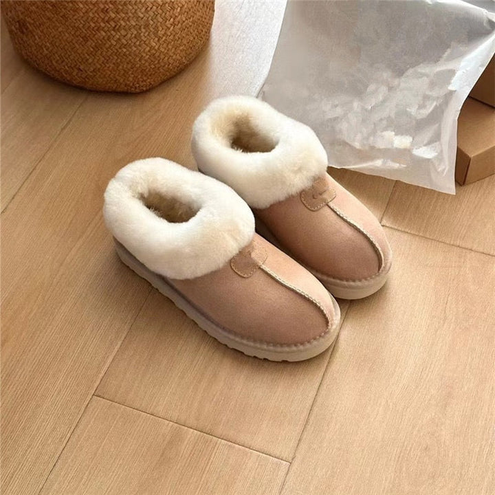 High-Quality Furry Slippers Flat / Platform