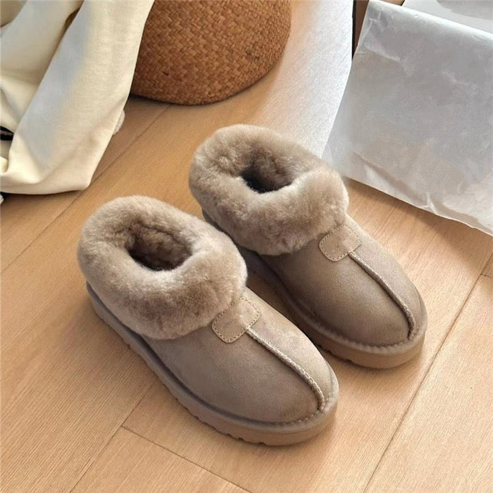 High-Quality Furry Slippers Flat / Platform