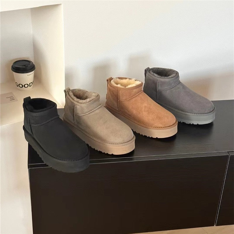 High-Quality Furry Shoes - Flat / Platform