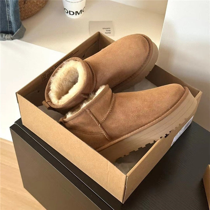 High-Quality Furry Shoes - Flat / Platform