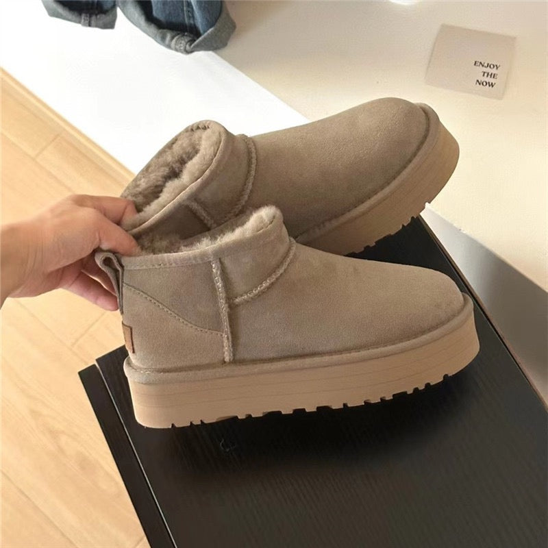High-Quality Furry Shoes - Flat / Platform