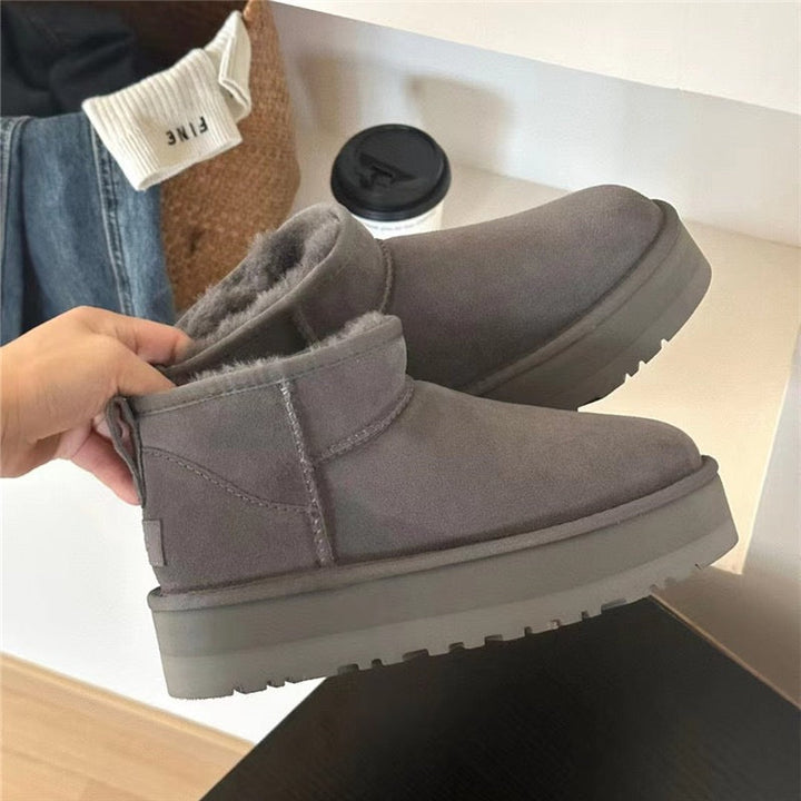 High-Quality Furry Shoes - Flat / Platform