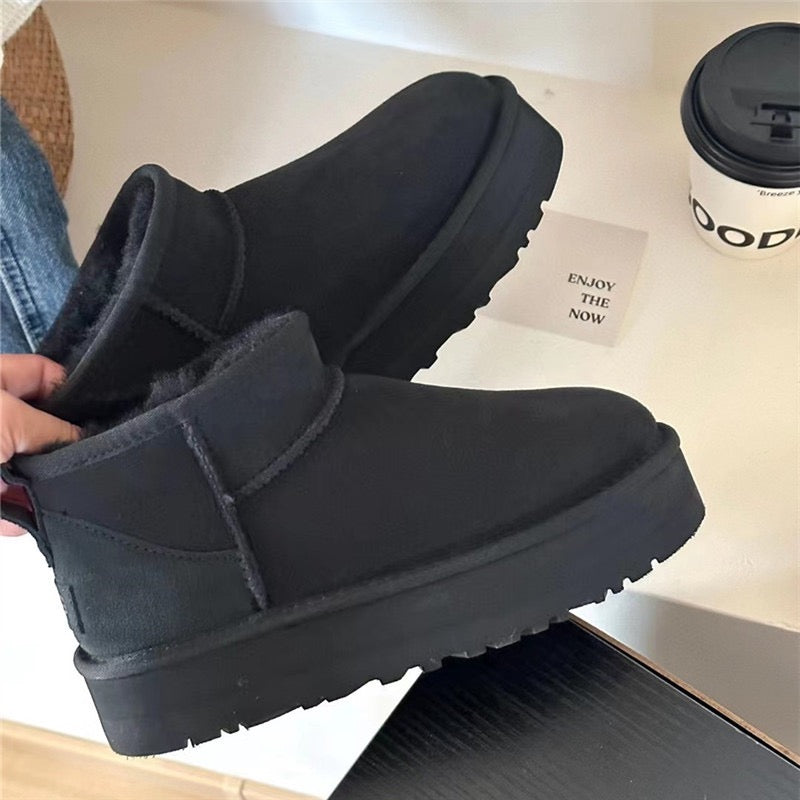 High-Quality Furry Shoes - Flat / Platform