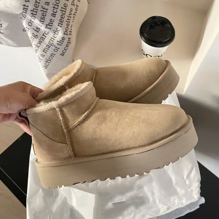 High-Quality Furry Shoes - Flat / Platform