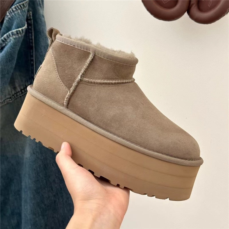 High-Quality Furry Shoes - Flat / Platform