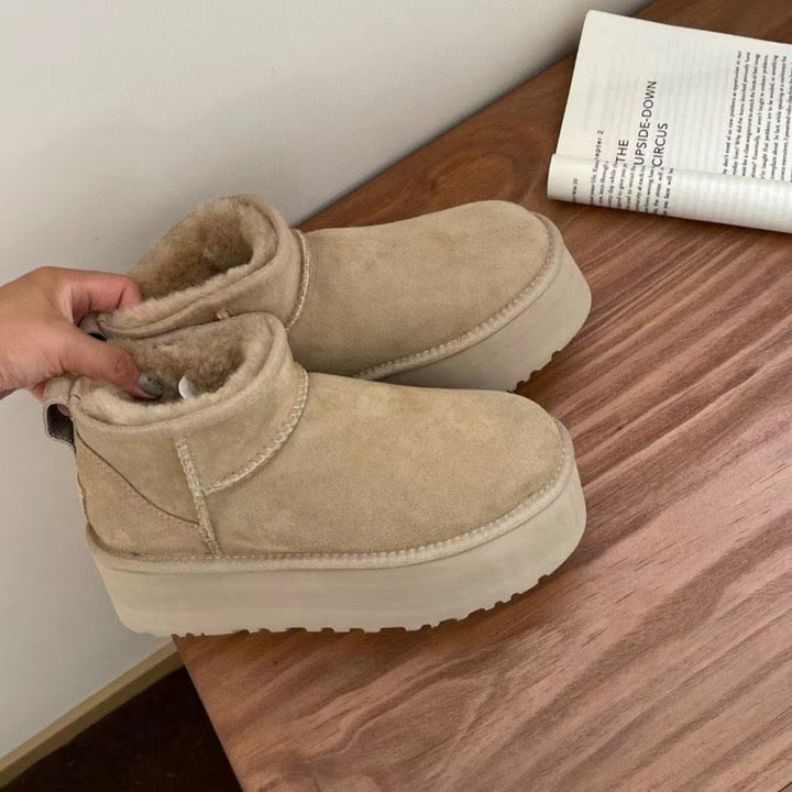 High-Quality Furry Shoes - Flat / Platform