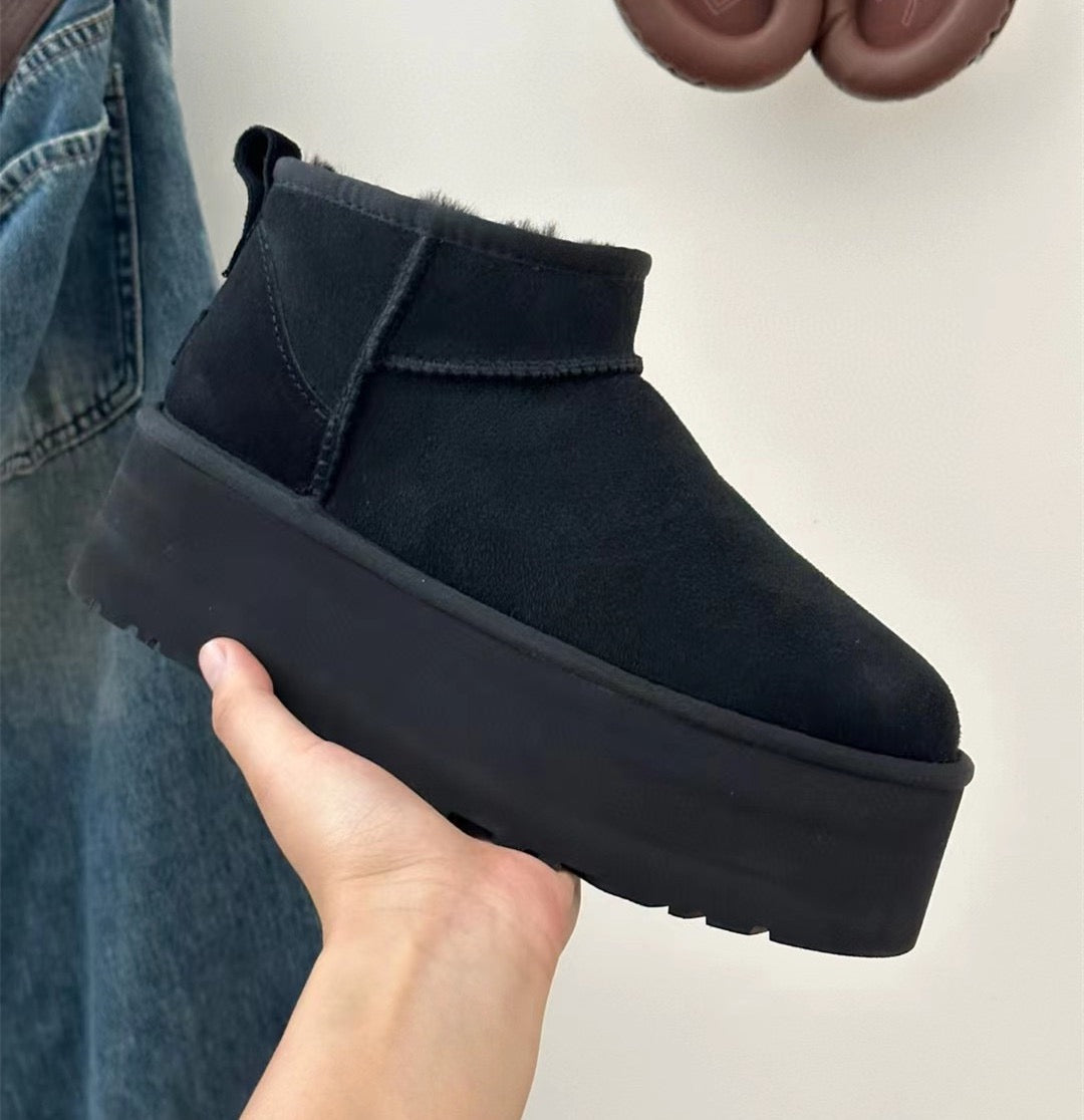 High-Quality Furry Shoes - Flat / Platform