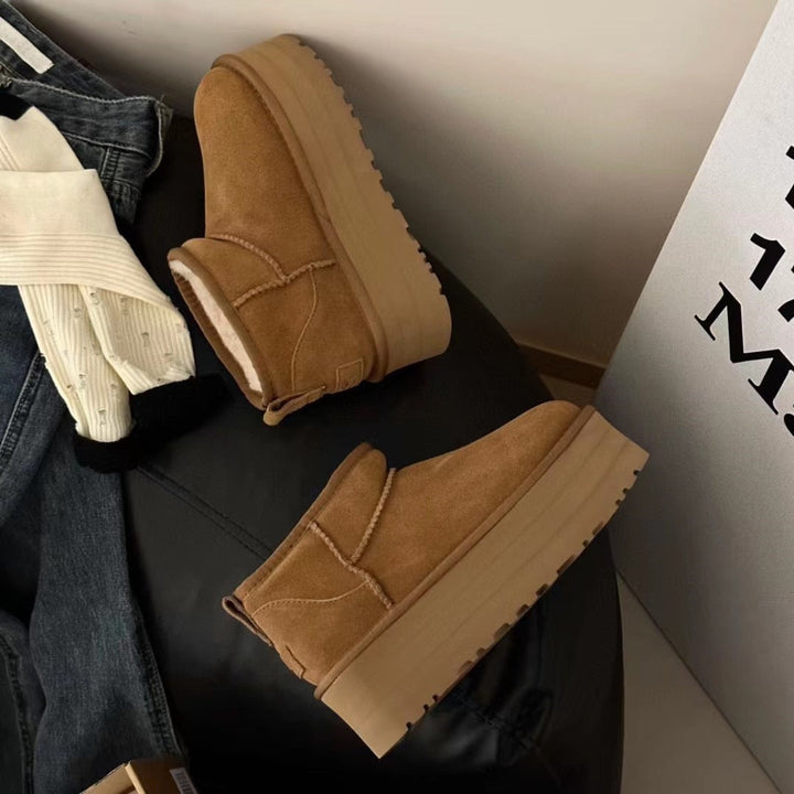 High-Quality Furry Shoes - Flat / Platform