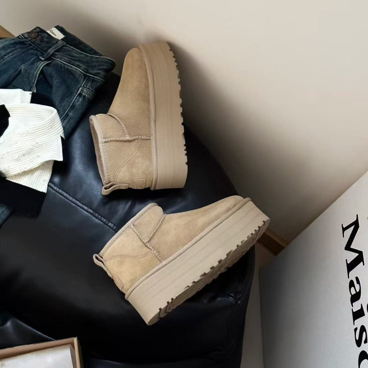 High-Quality Furry Shoes - Flat / Platform