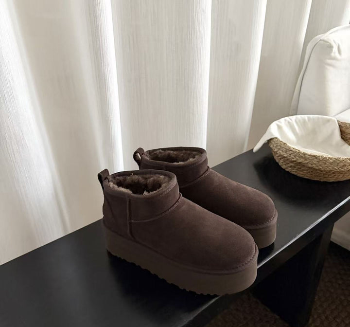 High-Quality Furry Shoes - Flat / Platform