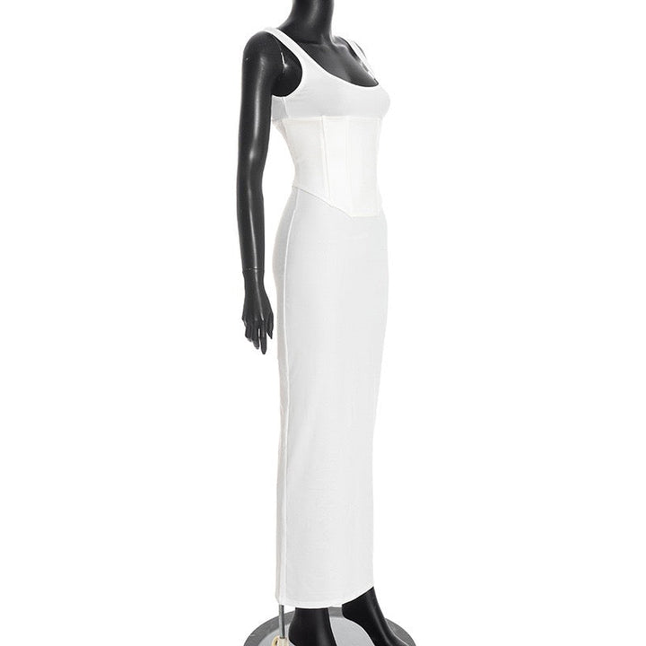 Maxi Dress with Corset Design - HADAR