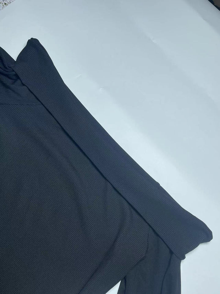 Fitted Mini Dress with Bare Shoulders - RIKA