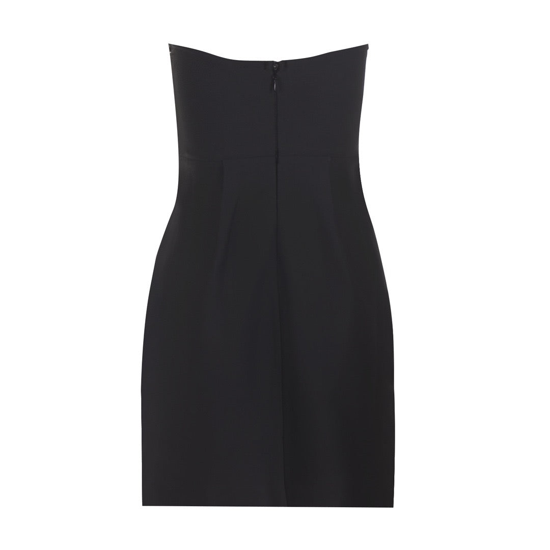 Strapless Mini Dress with Diamond Design - MERI LI