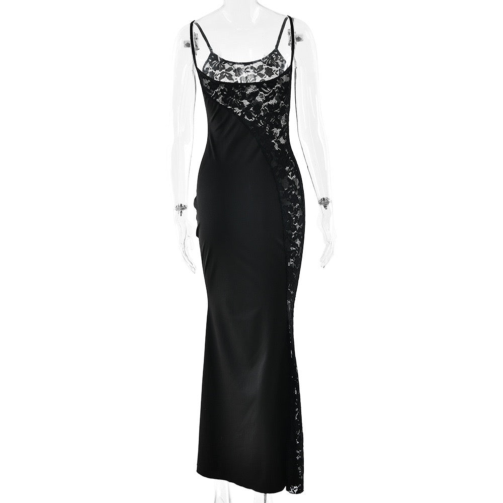 Maxi dress with lace design - Rely