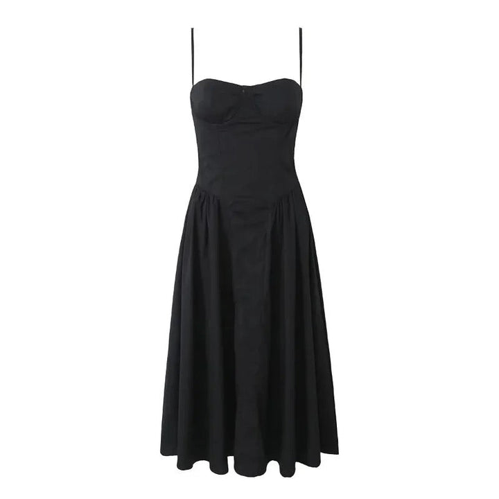 Vintage midi dress in country style - Mali