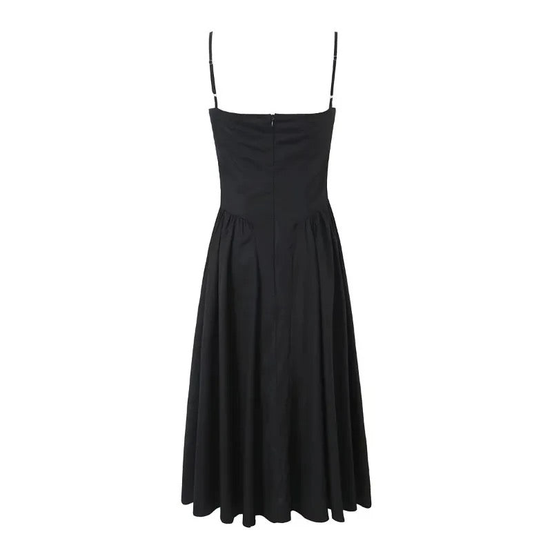 Vintage midi dress in country style - Mali