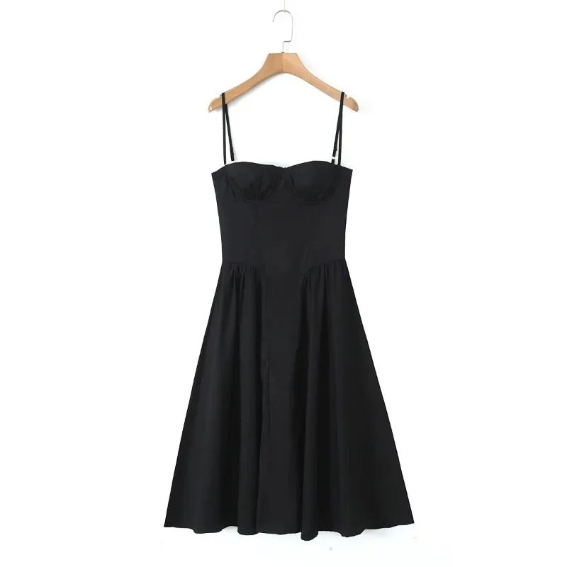 Vintage midi dress in country style - Mali