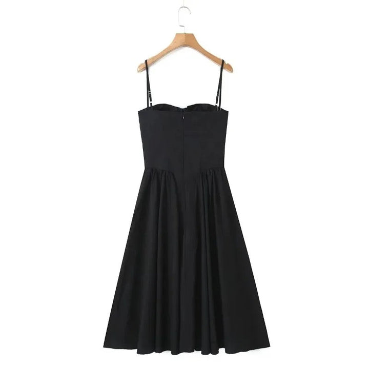 Vintage midi dress in country style - Mali
