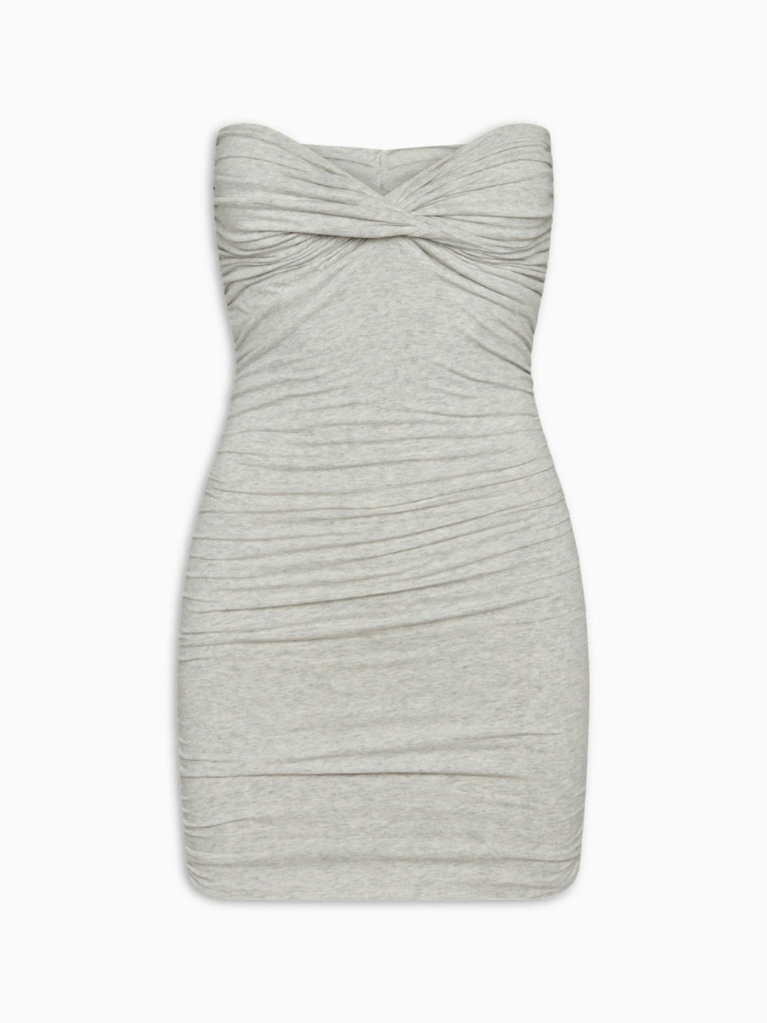 Strapless Mini Dress with Ruching, Fitted - Bailey