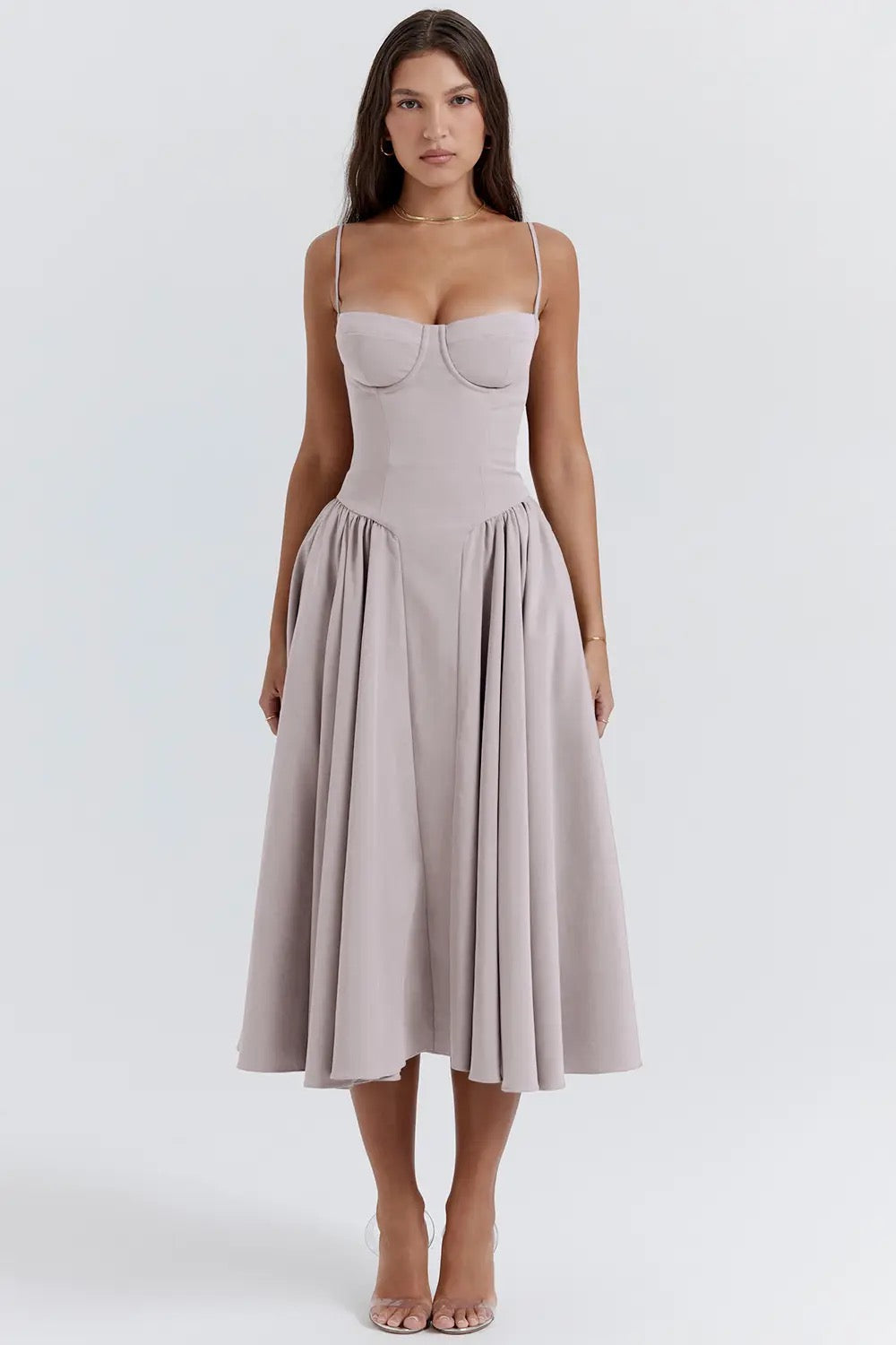 Vintage midi dress in country style - Mali