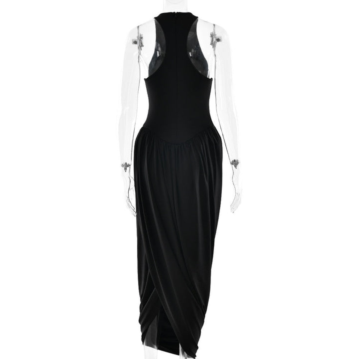 Maxi dress with pleats design - JALY