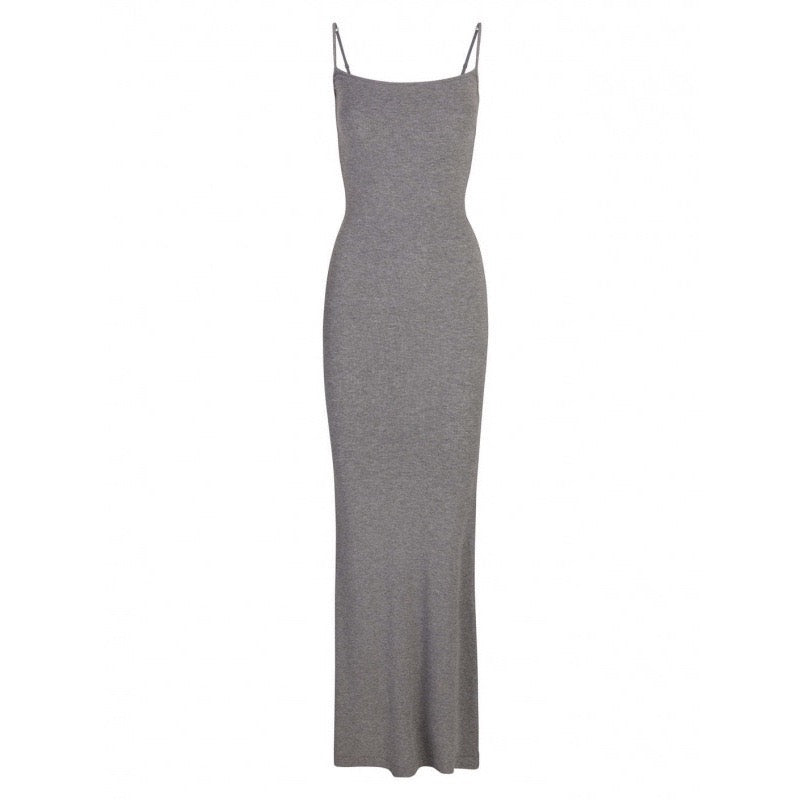 KIMIS fitted maxi dress in shaping fabric